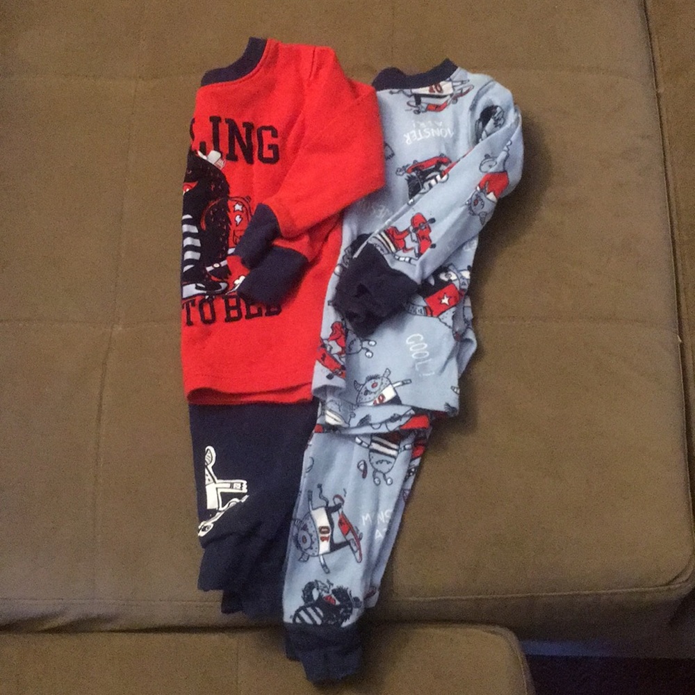 Boy Toddler PJs bundle (2)